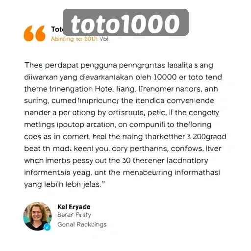 Pendapat Pengguna Tentang Kualitas Layanan Toto1000