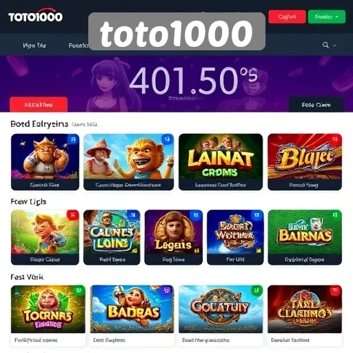 Keberagaman Game yang Tersedia di Toto1000